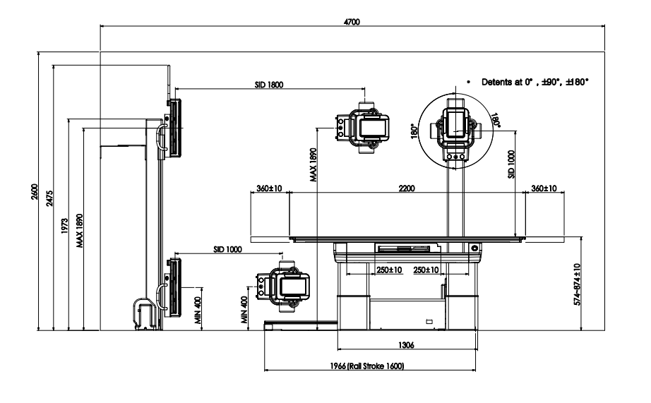DRAY GX300 Dimensions