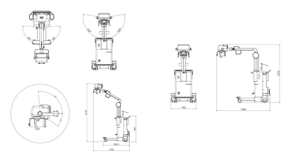 Dray-MX320 Dimensions