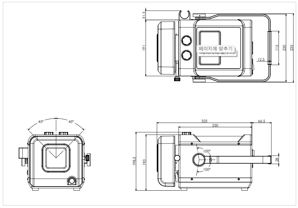DRAY PX24S Dimensions