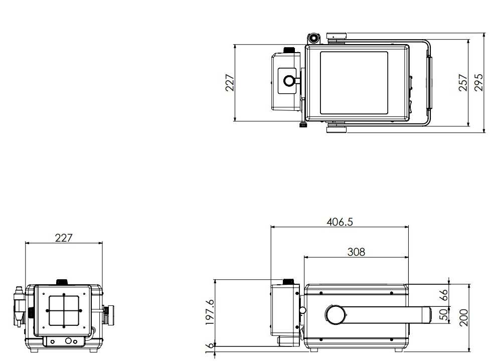 DRAY PX50 Dimensions