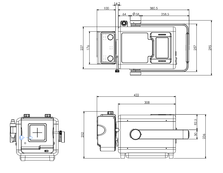 DRAY PX50S Dimensions
